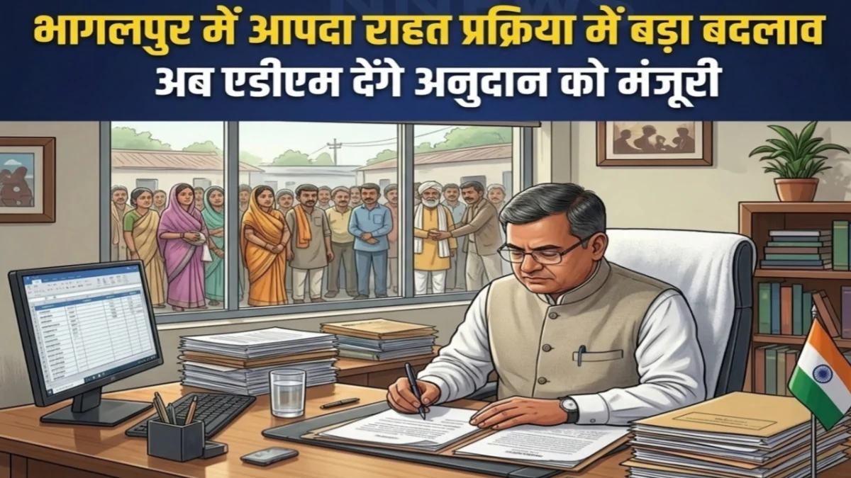 भागलपुर में आपदा राहत प्रक्रिया में बड़ा बदलाव: अब एडीएम देंगे अनुदान को मंजूरी 1 भागलपुर में आपदा राहत प्रक्रिया में बड़ा बदलाव: अब एडीएम देंगे अनुदान को मंजूरी