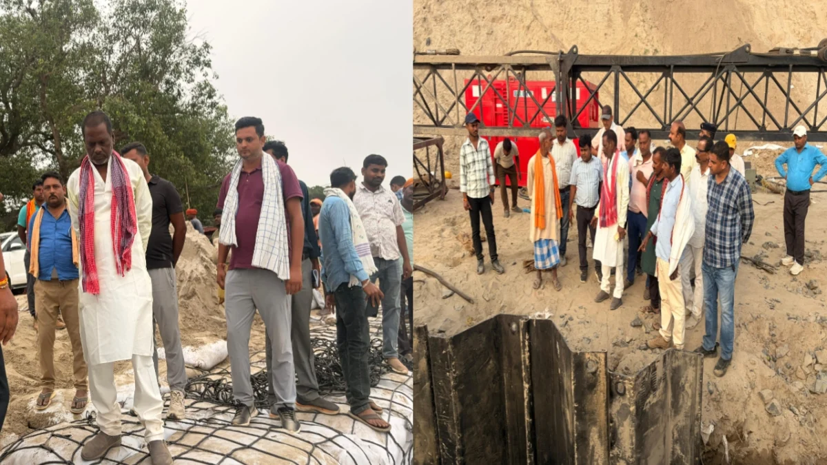कटाव की भेंट नहीं चढ़ेगी नवगछिया की धरती: सांसद अजय कुमार मंडल ने संभाला मोर्चा; स्पर 7 से 9 तक के 'खतरनाक जोन' का किया स्थलीय निरीक्षण, सुस्ती बरतने वाले अफसरों को कड़ी चेतावनी