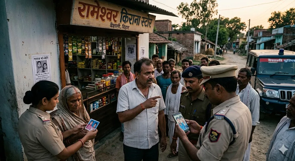 वैशाली की दुकान से गायब मां-बेटी, प्रेमियों संग भागने की कहानी बनी सुर्ख़ी