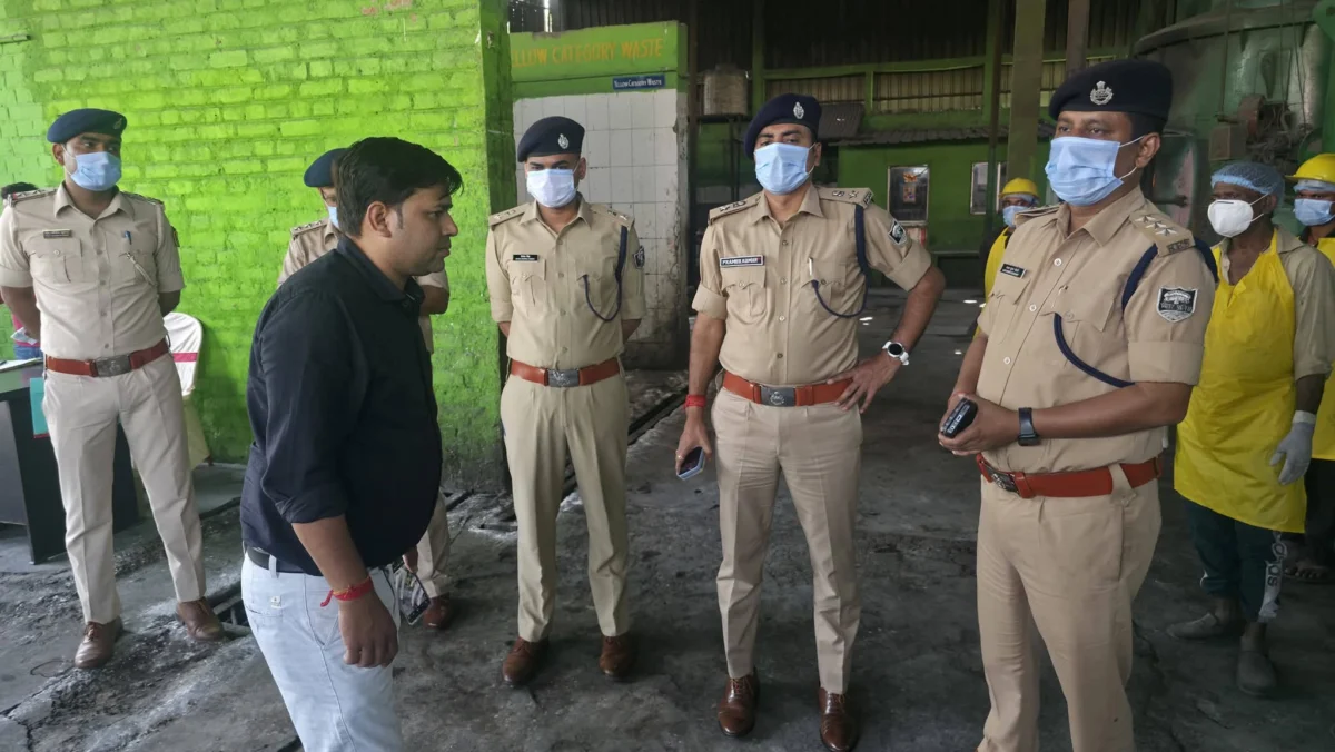 नशे के ‘काले कारोबार’ पर भागलपुर पुलिस का अंतिम प्रहार: धू-धू कर जला करोड़ों का ‘जहर’, खाकी के साये में विनिष्ट हुआ मौत का सामान