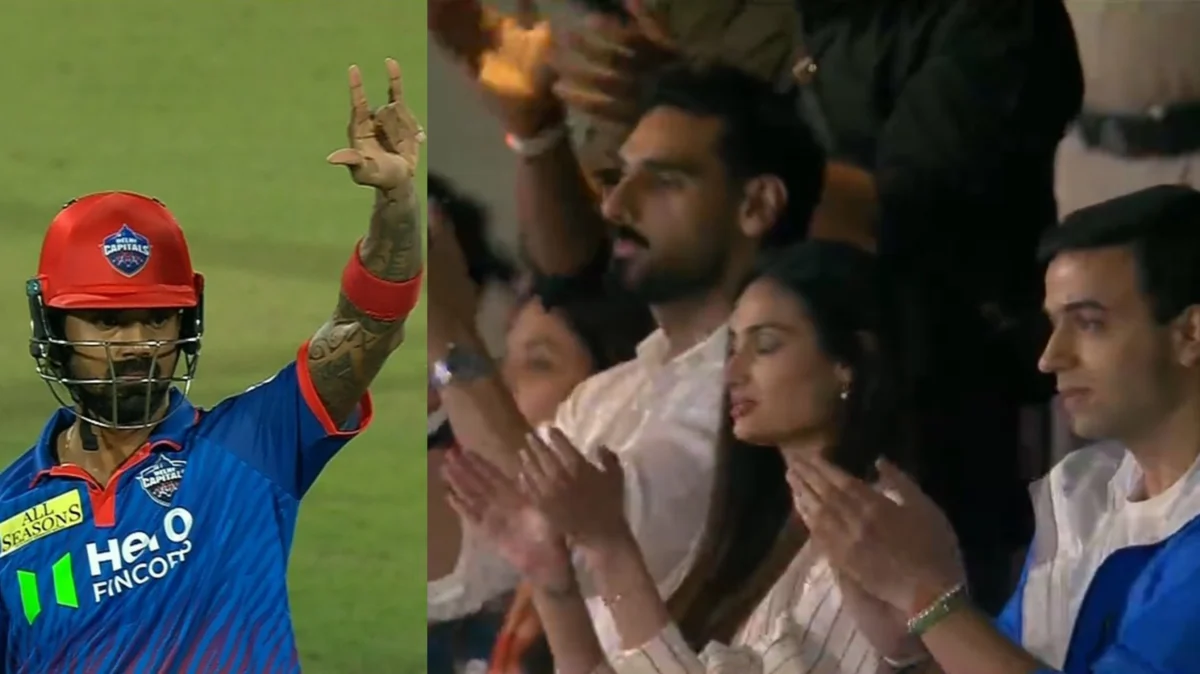 Athiya Shetty का रिएक्शन वायरल, KL Rahul की पारी के बावजूद हारी दिल्ली