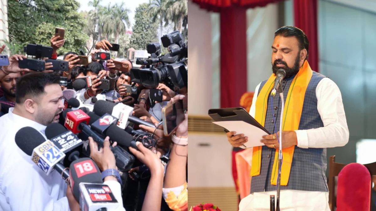 सम्राट चौधरी बने बिहार के नए मुख्यमंत्री, तेजस्वी यादव ने ‘सेलेक्टेड CM’ कहकर साधा निशाना