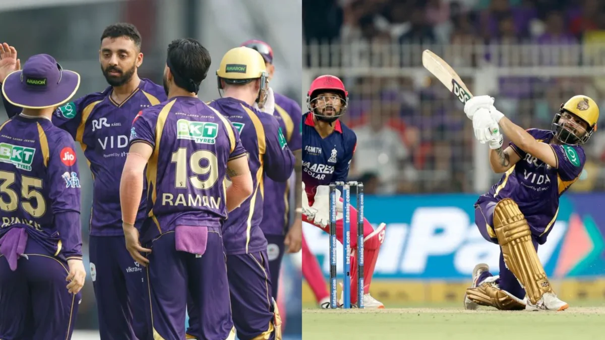 IPL 2026: KKR ने राजस्थान रॉयल्स को 4 विकेट से हराया, रिंकू सिंह की दमदार पारी से पलटा मैच