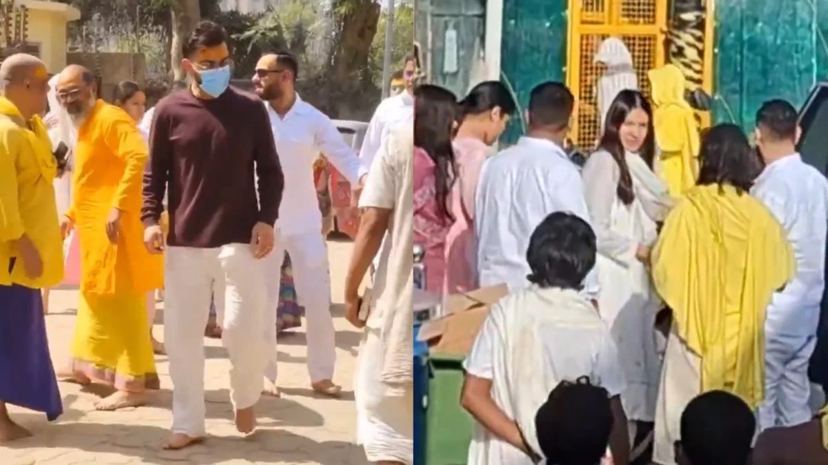 विराट कोहली और अनुष्का शर्मा ने वृंदावन में लिया आध्यात्मिक आशीर्वाद, प्रेमानंद जी महाराज से की मुलाकात