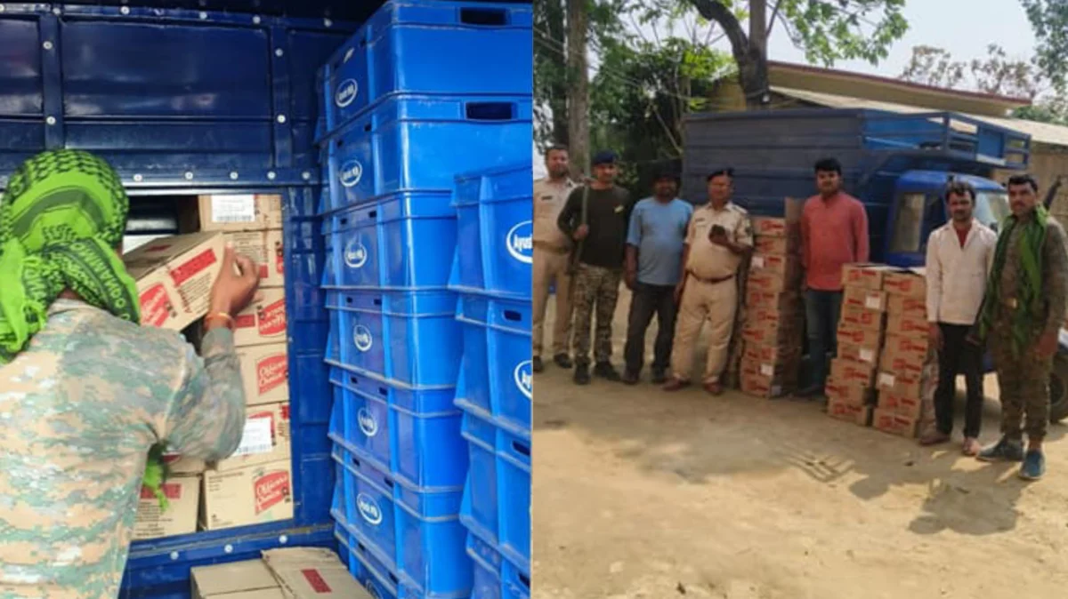 पश्चिम चंपारण में दूध के वैन में छिपी शराब की बड़ी खेप बरामद, दो तस्कर गिरफ्तार 1 पश्चिम चंपारण में दूध के वैन में छिपी शराब की बड़ी खेप बरामद, दो तस्कर गिरफ्तार