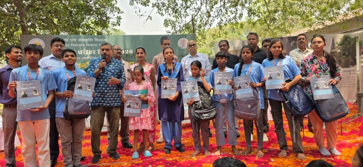 विरासत के कैनवास पर भविष्य के रंग: पटना में बच्चों ने ‘चित्रकारी’ से उकेरी संस्कृति की गाथा, रंगों के जरिए दी पर्यावरण संरक्षण की सीख