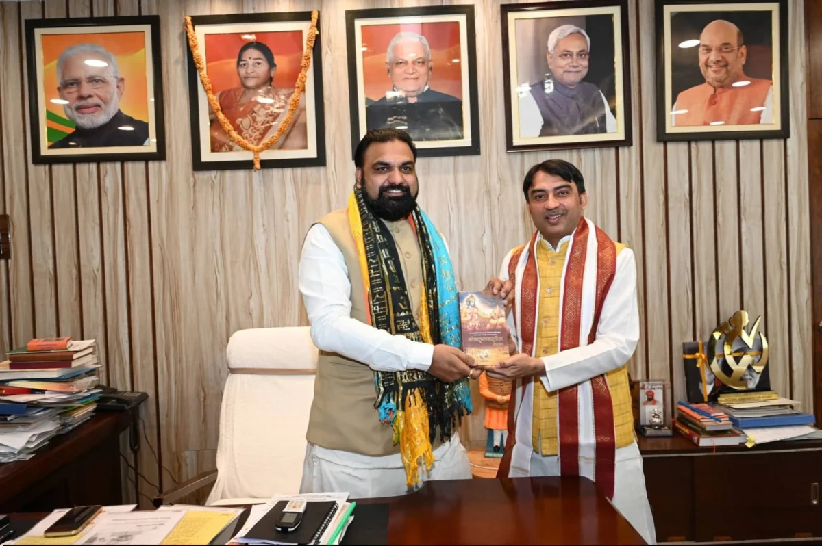 मुख्यमंत्री से मिले डॉ. अर्जित शाश्वत चौबे, भागलपुर के विकास पर हुई विस्तृत चर्चा
