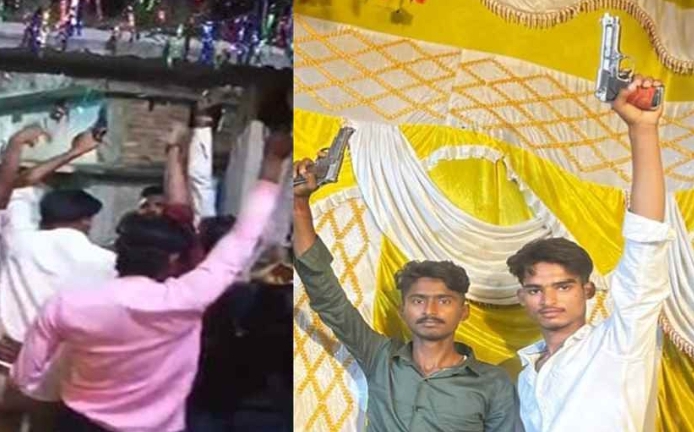 हथियार के साथ ‘भौकाल’ दिखाना पड़ा भारी: वायरल रील से थाने पहुंचे दो युवक, पुलिस ने दी सख्त चेतावनी 1 हथियार के साथ ‘भौकाल’ दिखाना पड़ा भारी: वायरल रील से थाने पहुंचे दो युवक, पुलिस ने दी सख्त चेतावनी