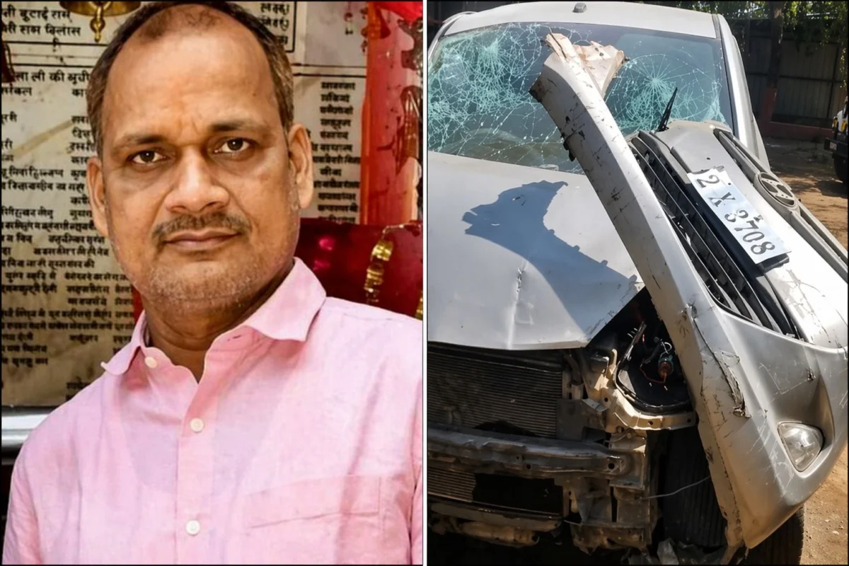 रोहतास में दर्दनाक सड़क हादसा: खंभे से टकराई कार, शिक्षक की मौत; पत्नी-बेटी गंभीर