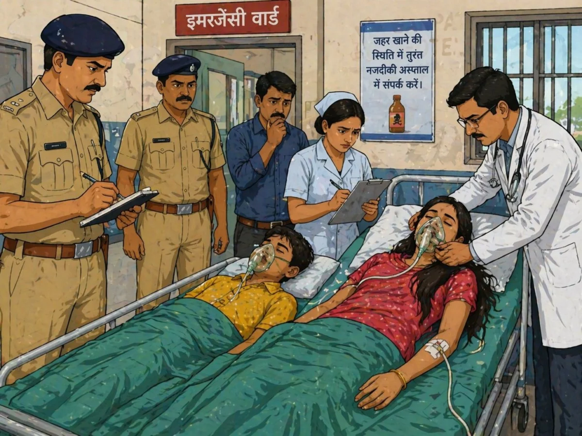 गोपालगंज में चाची-भतीजे का प्रेम प्रसंग बना सनसनी, विरोध के बाद दोनों ने खाया जहर; हालत गंभीर