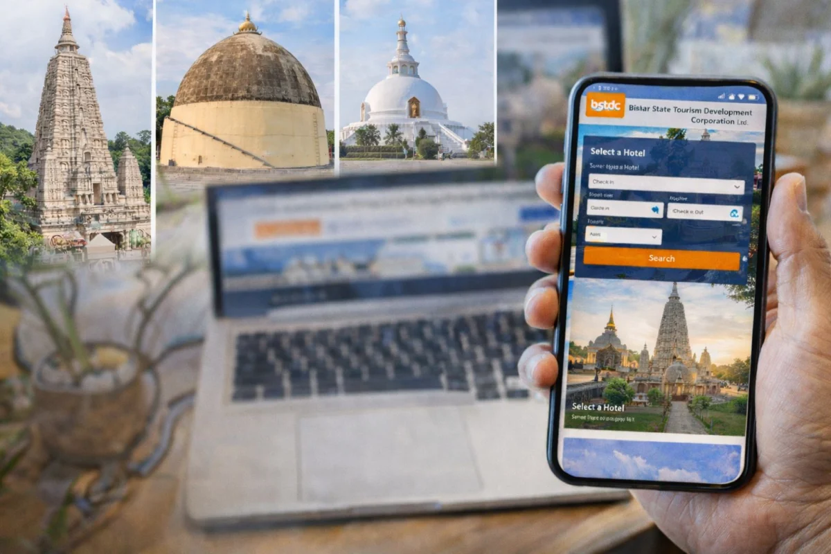 अब घर बैठे करें बिहार के पर्यटन होटलों की बुकिंग: पर्यटन विभाग ने लॉन्च की नई वेबसाइट 1 अब घर बैठे करें बिहार के पर्यटन होटलों की बुकिंग: पर्यटन विभाग ने लॉन्च की नई वेबसाइट