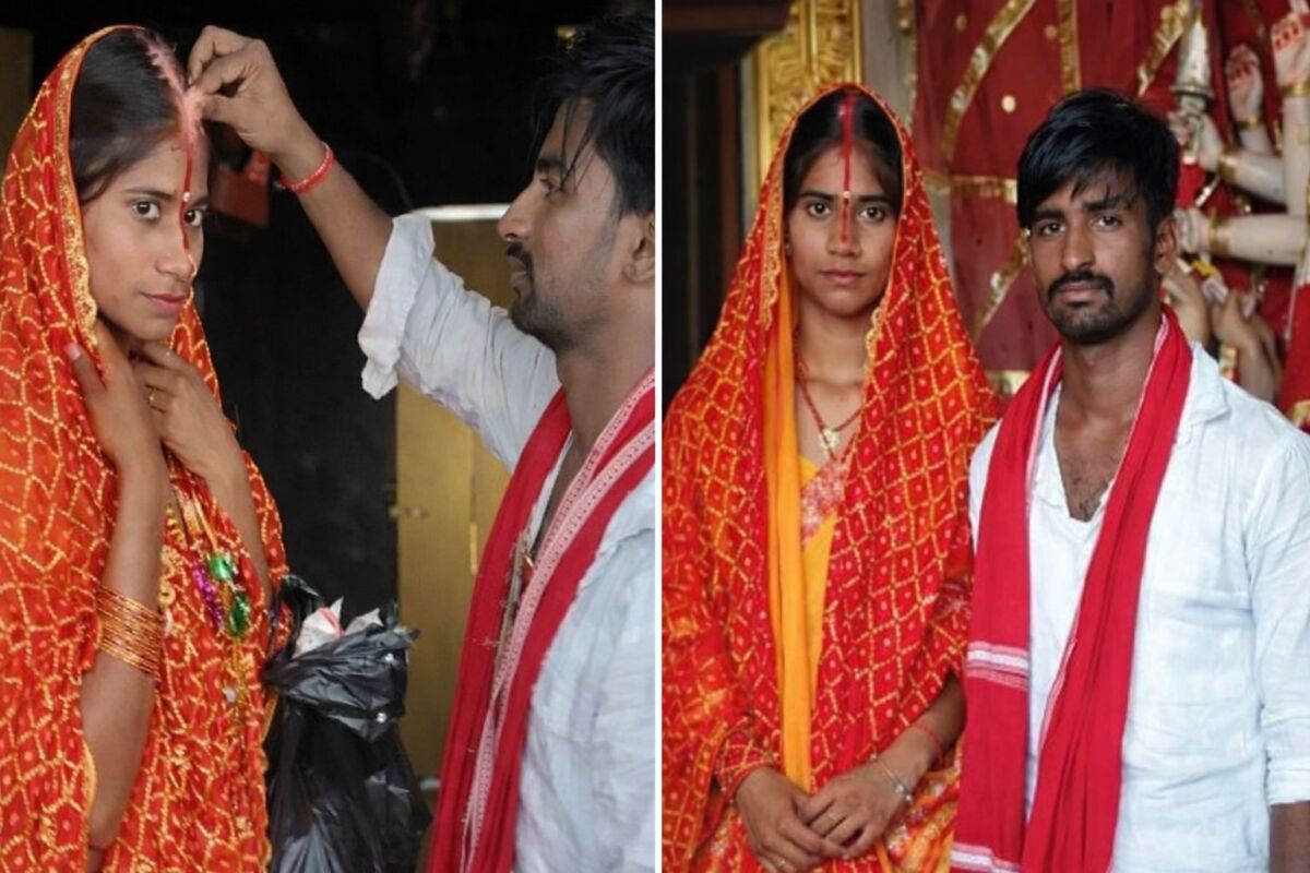 मुंगेर की ‘रिवर्स लव स्टोरी’: युवती ने प्रेमी को भगाकर मंदिर में रचाई शादी, बयान से मचा बवाल