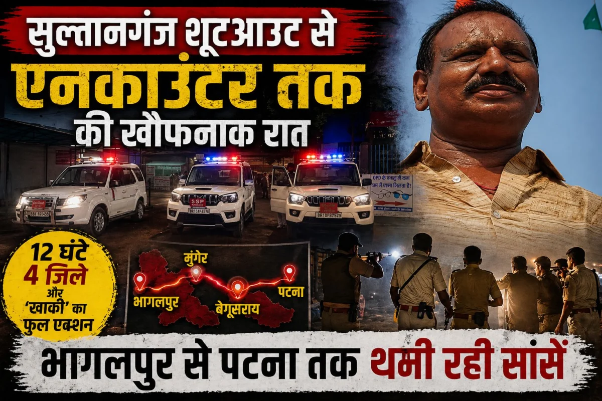 सुल्तानगंज शूटआउट से एनकाउंटर तक की खौफनाक रात: 12 घंटे और ‘खाकी’ का फुल एक्शन; भागलपुर से पटना तक थमी रही सांसें