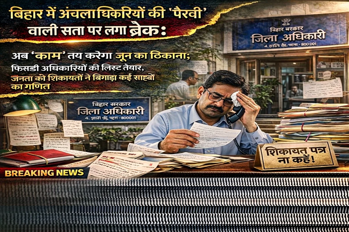 बिहार में अंचलाधिकारियों की ‘पैरवी’ वाली सत्ता पर लगा ब्रेक: अब ‘काम’ तय करेगा जून का ठिकाना; फिसड्डी अधिकारियों की लिस्ट तैयार, जनता की शिकायतों ने बिगाड़ा कई साहबों का गणित