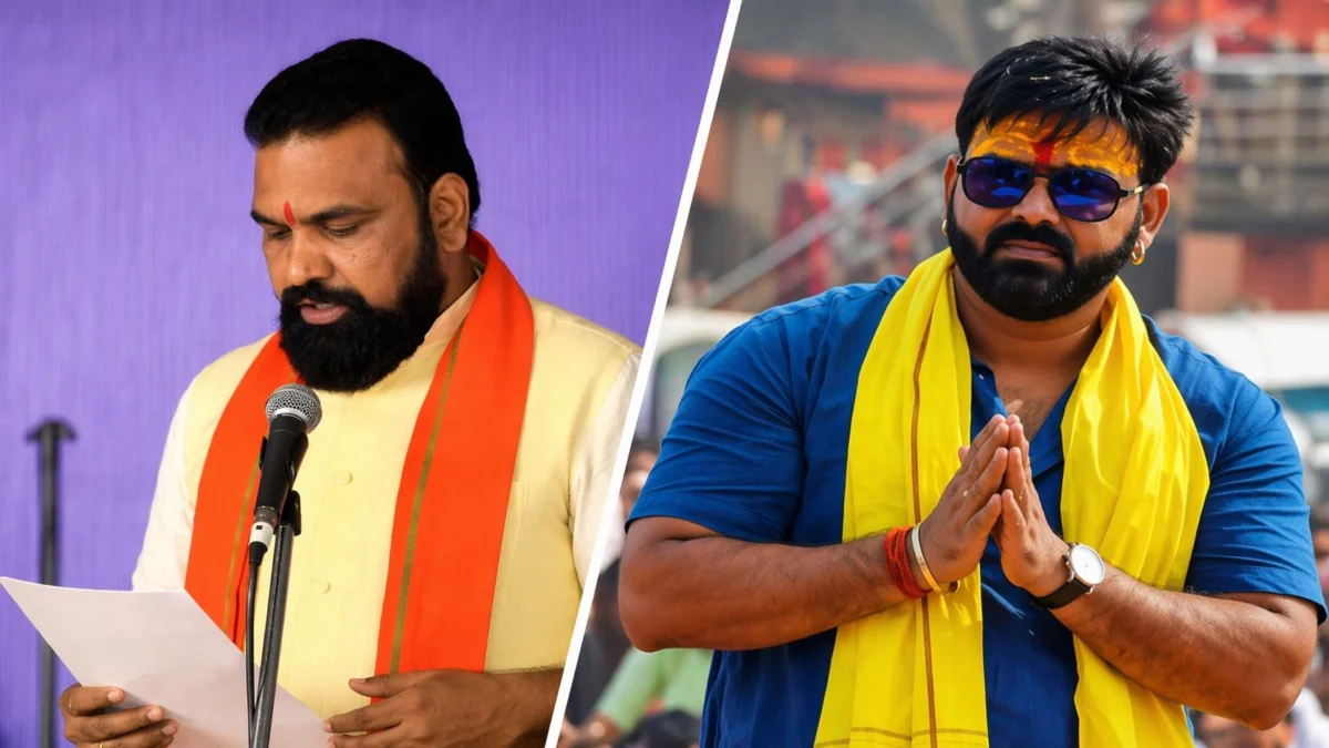 बिहार की राजनीति में ‘पावर स्टार’ की एंट्री: पवन सिंह ने सम्राट चौधरी को दी बधाई, बढ़ाया हौसला 1 बिहार की राजनीति में ‘पावर स्टार’ की एंट्री: पवन सिंह ने सम्राट चौधरी को दी बधाई, बढ़ाया हौसला