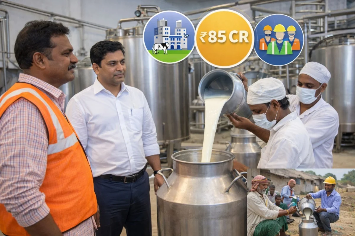 मुजफ्फरपुर में 85 करोड़ की आधुनिक डेयरी यूनिट को मंजूरी, किसानों और युवाओं को मिलेगा बड़ा लाभ 1 मुजफ्फरपुर में 85 करोड़ की आधुनिक डेयरी यूनिट को मंजूरी, किसानों और युवाओं को मिलेगा बड़ा लाभ