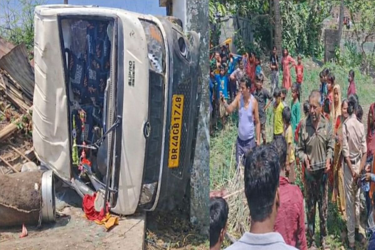 मधेपुरा में तेज रफ्तार दूध वैन का कहर: बाइक सवार को मारी टक्कर, दो बच्चों को कुचलते हुए घर में घुसी गाड़ी 1 मधेपुरा में तेज रफ्तार दूध वैन का कहर: बाइक सवार को मारी टक्कर, दो बच्चों को कुचलते हुए घर में घुसी गाड़ी