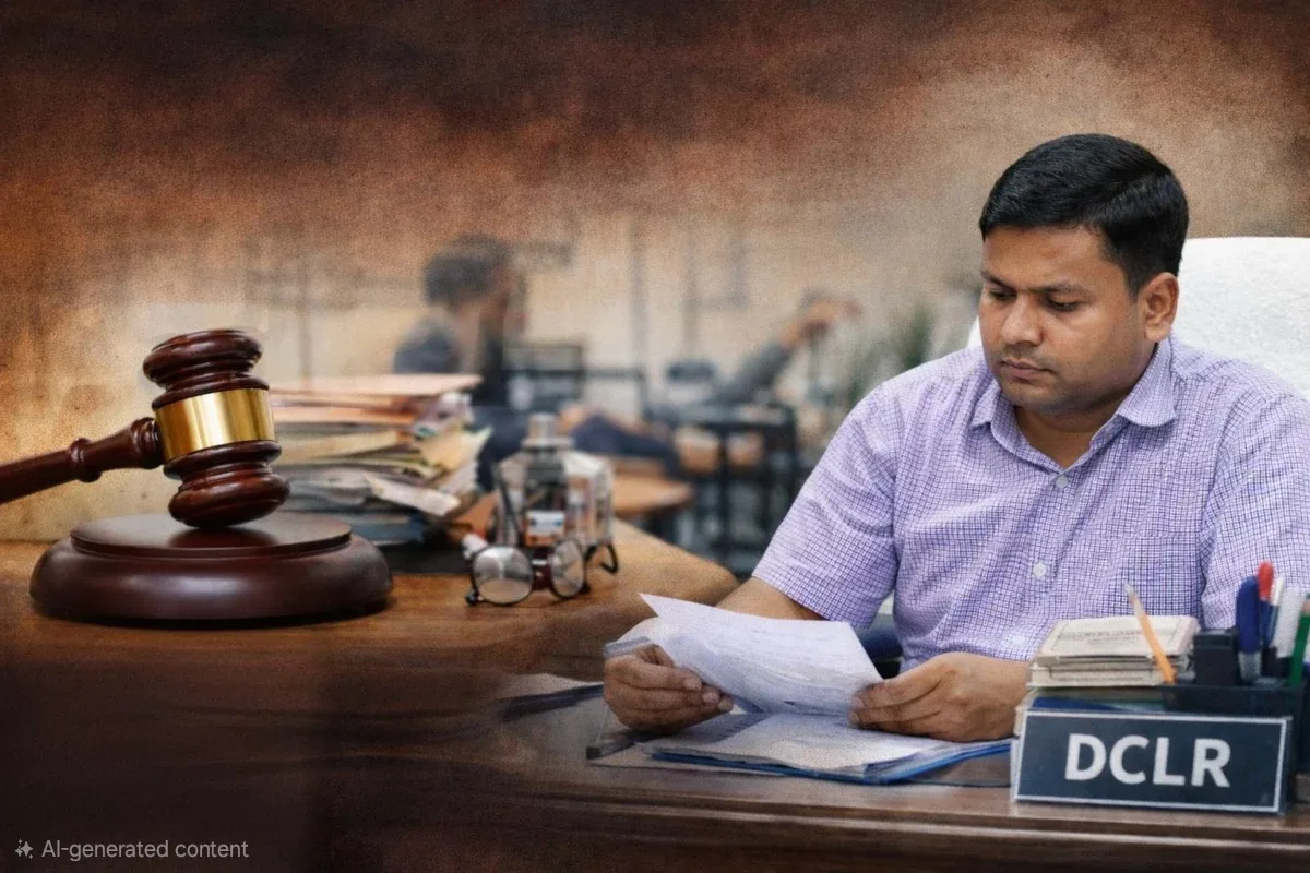 बिहार में DCLR पर गिरी गाज: लापरवाही के आरोप में वेतन वृद्धि रोकी गई, विभाग ने की सख्त कार्रवाई