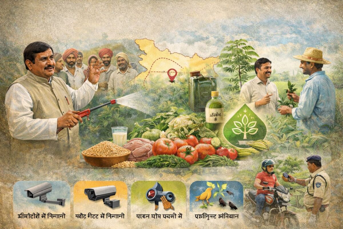 कीटनाशक अवशेष बना बड़ा खतरा: सुरक्षित और टिकाऊ खेती की ओर बढ़ने की अपील 1 कीटनाशक अवशेष बना बड़ा खतरा: सुरक्षित और टिकाऊ खेती की ओर बढ़ने की अपील