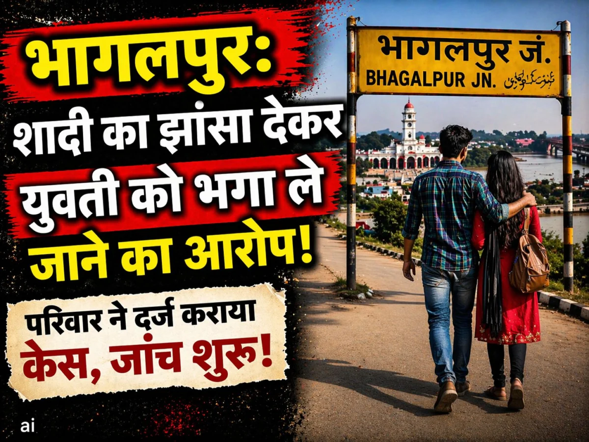 भागलपुर: शादी का झांसा देकर युवती को भगा ले जाने का आरोप