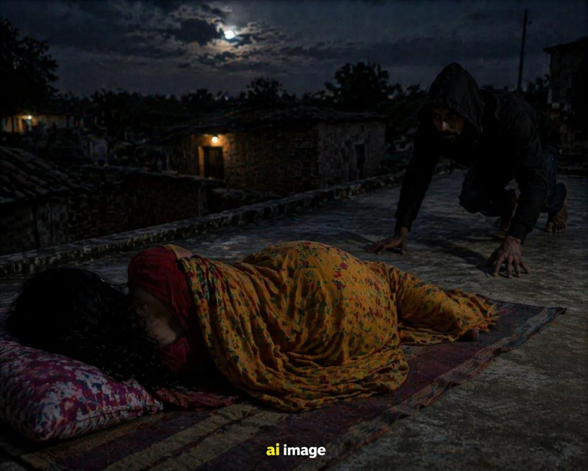 ​शेखपुरा: आधी रात को छत पर सो रही दो बच्चों की मां के साथ दरिंदगी, गांव का ही युवक गिरफ्तार