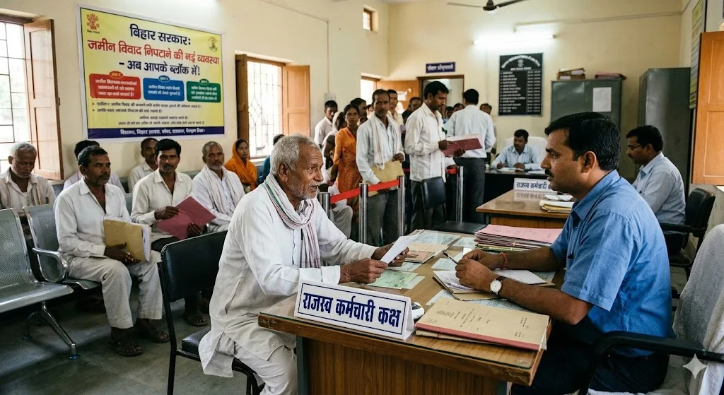 बिहार में जमीन विवाद निपटाने को नई व्यवस्था, अब ब्लॉक में मिलेंगे राजस्व कर्मचारी 1 बिहार में जमीन विवाद निपटाने को नई व्यवस्था, अब ब्लॉक में मिलेंगे राजस्व कर्मचारी
