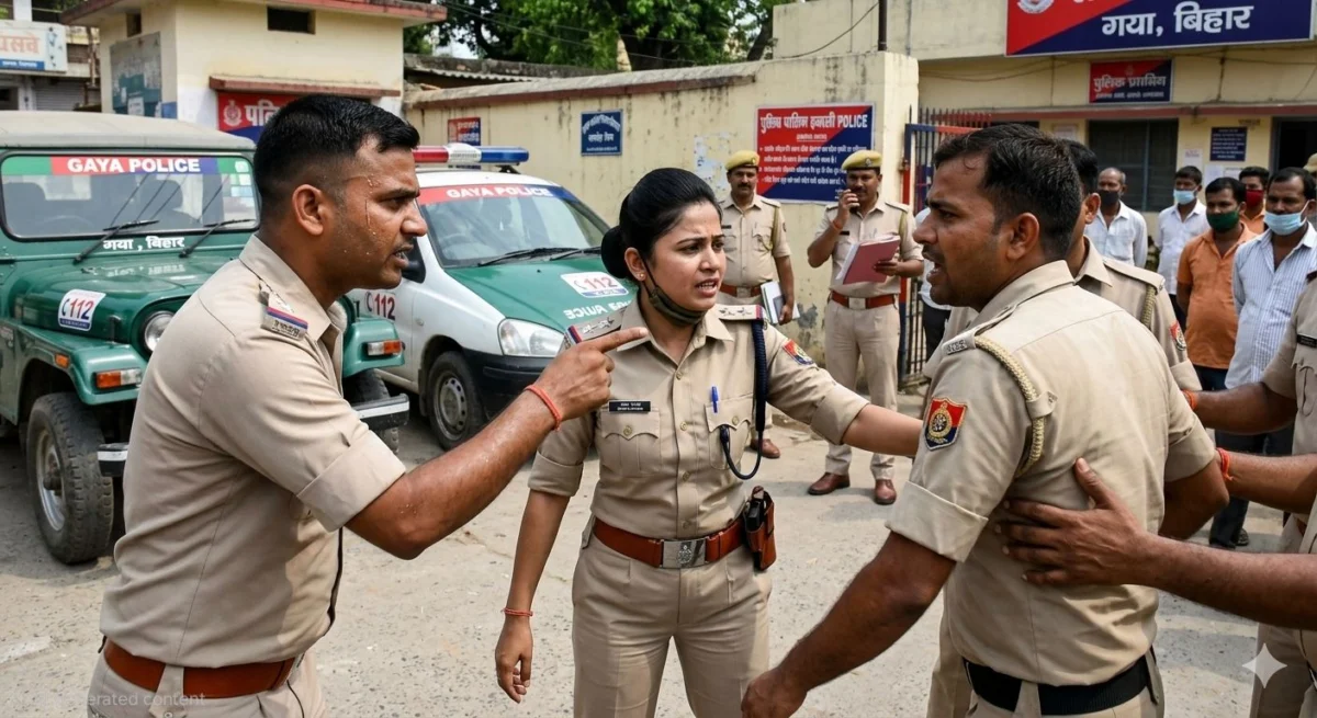 गया में ‘इश्क, जुर्म और वर्दी’ का खूनी खेल: महिला सिपाही के फेर में दो ड्राइवरों के बीच चली गोलियां; सिपाही चालक और महिला आरक्षी सस्पेंड