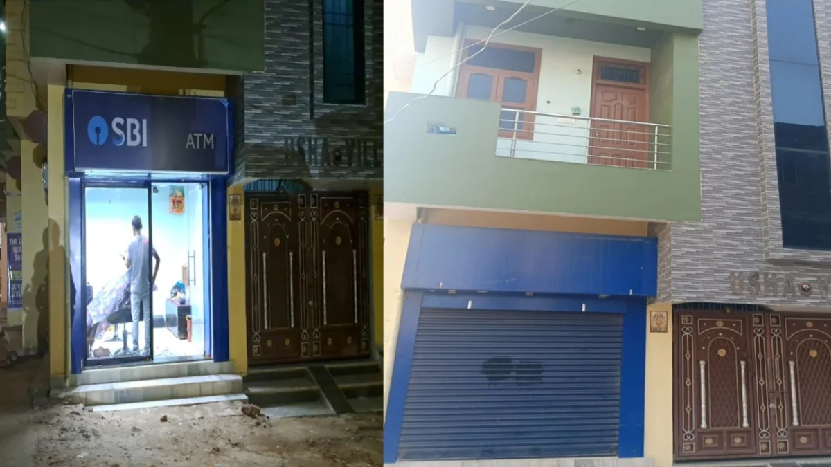 दानापुर का ‘कैशलेस’ एटीएम जहाँ नोट नहीं, कटते हैं बाल: SBI के बोर्ड के नीचे सज रही नाई की दुकान, वायरल तस्वीरों ने सबको चौंकाया