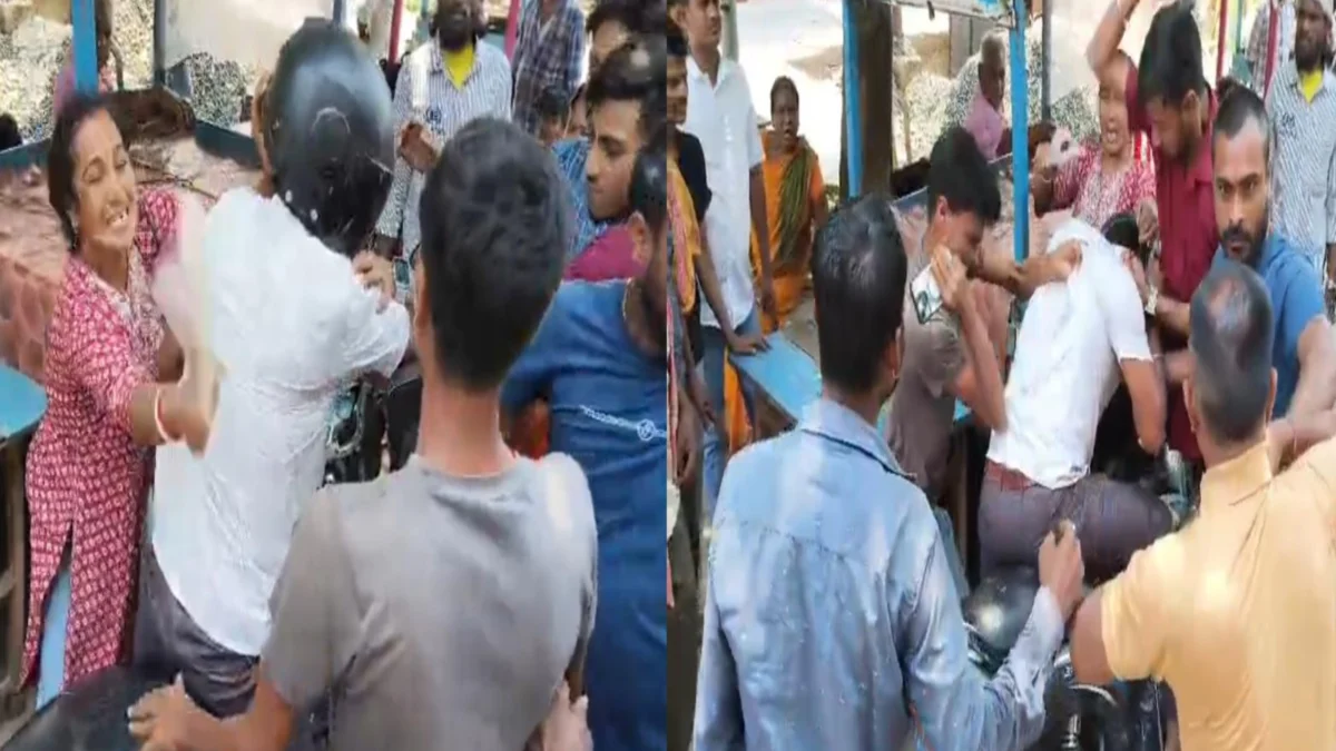 भागलपुर में लोन ठगी के आरोपी की सरेआम चप्पलों से पिटाई, बीच सड़क पर आधे घंटे तक चला हाई-वोल्टेज ड्रामा, दोनों पक्षों पर केस दर्ज
