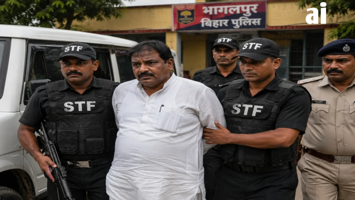 भागलपुर में एसटीएफ का बड़ा एक्शन: नाबालिग बच्ची को गर्म छड़ से दागने का आरोपी पूर्व मुखिया अगहनु मंडल शिवनारायणपुर से गिरफ्तार