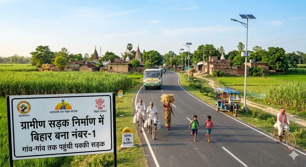 “ग्रामीण सड़क निर्माण में बिहार बना नंबर-1, गांव-गांव तक पहुंची पक्की सड़क” 1 “ग्रामीण सड़क निर्माण में बिहार बना नंबर-1, गांव-गांव तक पहुंची पक्की सड़क”