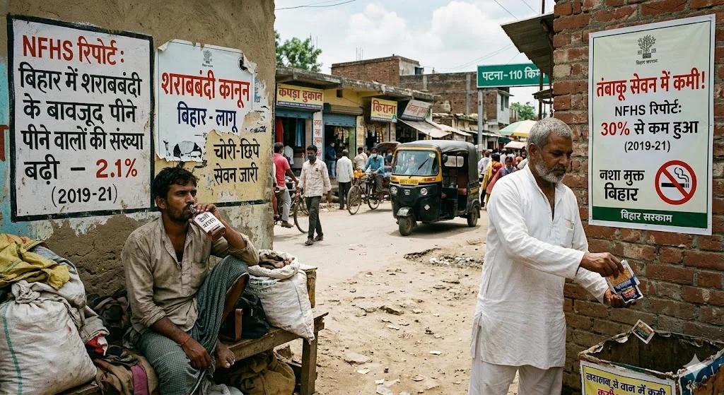 बिहार में शराबबंदी के बावजूद बढ़ी शराब पीने वालों की संख्या! NFHS रिपोर्ट ने खोली पोल