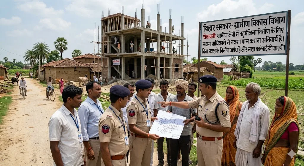 ग्रामीण बिहार में बहुमंजिला निर्माण पर सख्ती की तैयारी, नक्शा पास कराना होगा अनिवार्य 1 ग्रामीण बिहार में बहुमंजिला निर्माण पर सख्ती की तैयारी, नक्शा पास कराना होगा अनिवार्य