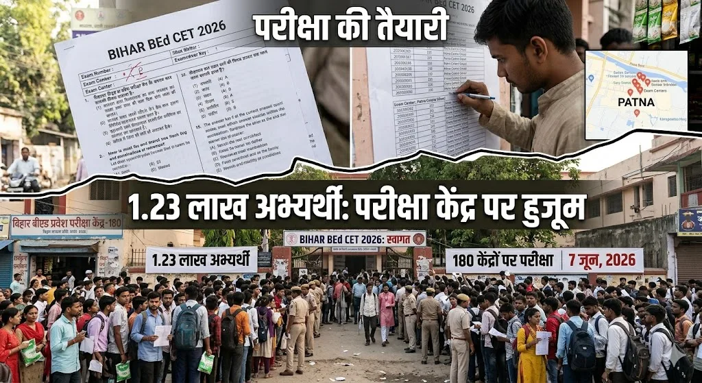 Bihar BEd CET 2026: 7 जून को होगी परीक्षा, 180 केंद्रों पर 1.23 लाख अभ्यर्थी देंगे एग्जाम