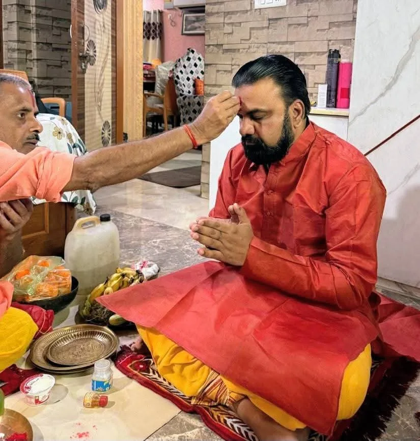 सत्यनारायण भगवान की शरण में CM सम्राट चौधरी, बुद्ध पूर्णिमा पर आवास में विधि-विधान से पूजा