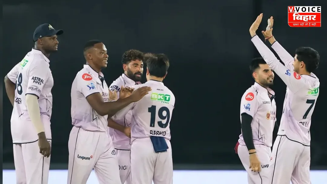 गुजरात टाइटंस की धमाकेदार जीत, सनराइजर्स हैदराबाद को 82 रन से हराकर प्लेऑफ के करीब पहुंची टीम