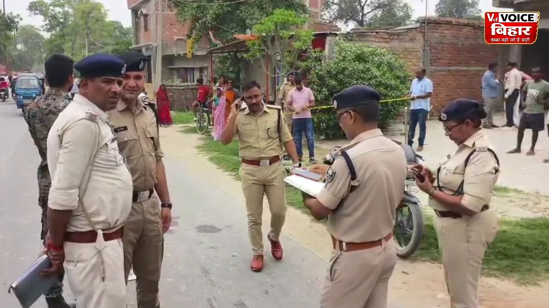 बिहार में दिनदहाड़े मर्डर: जमीन कारोबारी को गोलियों से भूना, CCTV में कैद हुए बदमाश