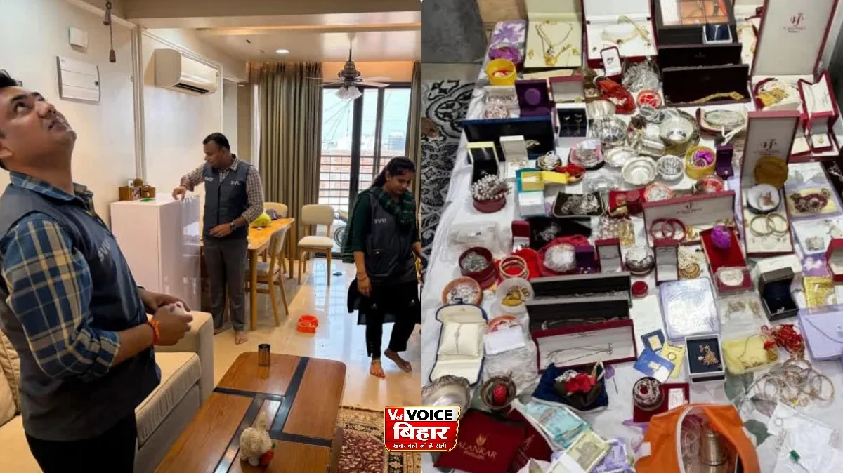 बिहार में बड़ा एक्शन: सरकारी टेंडर घोटाले में चर्चित ठेकेदार गिरफ्तार, करोड़ों के गहने और 47 जमीनों के दस्तावेज बरामद