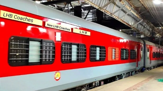 भागलपुर-मुजफ्फरपुर इंटरसिटी अब चलेगी नए अवतार में: मालदा मंडल ने एलएचबी कोचों पर लगाई मुहर; 16 मई से रेल यात्रियों को मिलेगी हवाई जहाज जैसी सुरक्षा और सुविधा 1 भागलपुर-मुजफ्फरपुर इंटरसिटी अब चलेगी नए अवतार में: मालदा मंडल ने एलएचबी कोचों पर लगाई मुहर; 16 मई से रेल यात्रियों को मिलेगी हवाई जहाज जैसी सुरक्षा और सुविधा