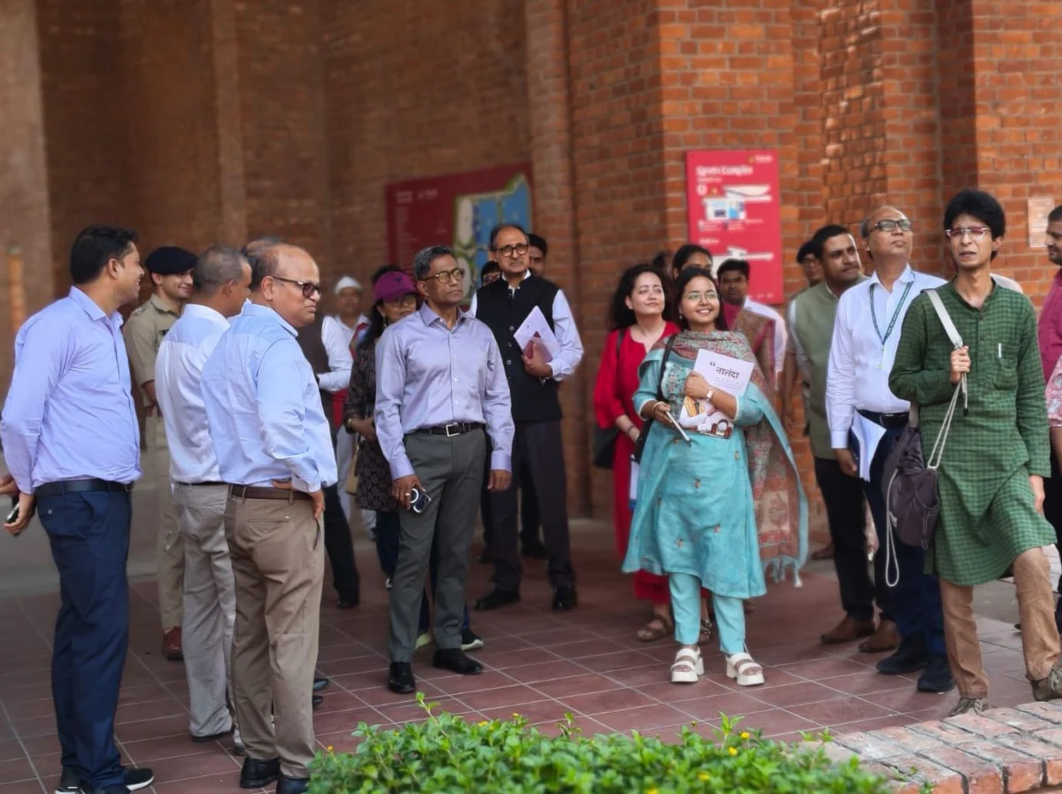 नालंदा विश्वविद्यालय के नए परिसर पहुंचे मुख्य सचिव प्रत्यय अमृत: 'नेट जीरो' पर्यावरण मॉडल को बताया अनुकरणीय, वैश्विक ज्ञान केंद्र के रूप में विकसित करने का साझा विलेख 1 नालंदा विश्वविद्यालय के नए परिसर पहुंचे मुख्य सचिव प्रत्यय अमृत: 'नेट जीरो' पर्यावरण मॉडल को बताया अनुकरणीय, वैश्विक ज्ञान केंद्र के रूप में विकसित करने का साझा विलेख