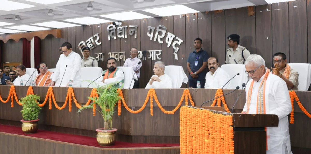 ​बिहार विधान परिषद में नई पारी का आगाज: अरविंद शर्मा ने ली एमएलसी पद की शपथ, मुख्यमंत्री सम्राट चौधरी ने दी शुभकामनाएं