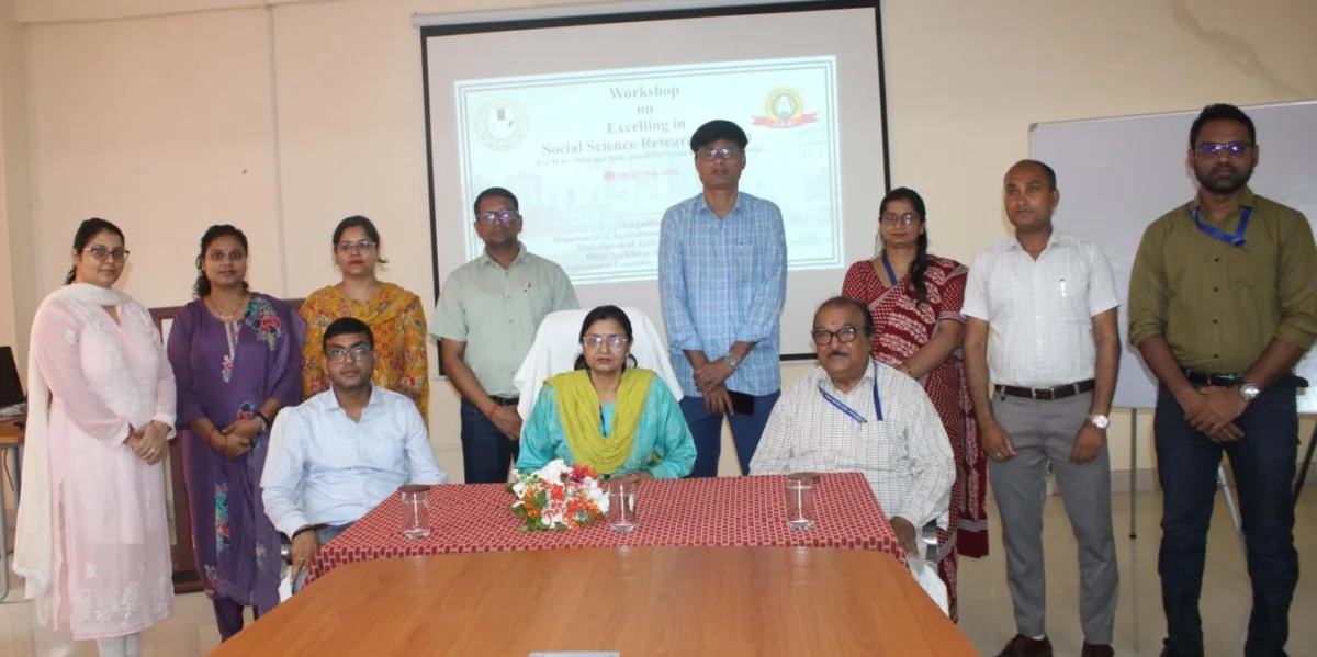 अनुसंधान में उत्कृष्टता के लिए बिहार कृषि महाविद्यालय में दो दिवसीय कार्यशाला शुरू, सामाजिक विज्ञान के समकालीन दृष्टिकोणों पर विशेषज्ञों का मंथन
