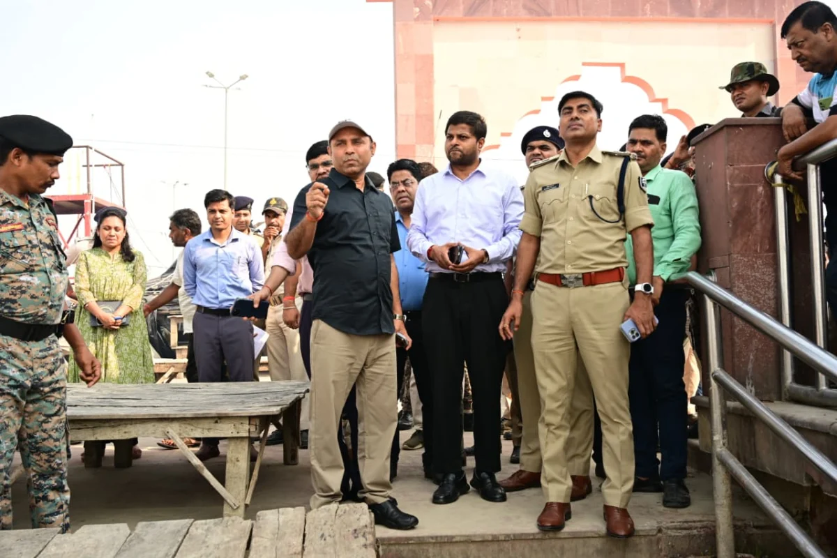 भागलपुर में श्रावणी मेला 2026 की तैयारियां तेज, DM-SSP ने किया सुल्तानगंज मेला क्षेत्र का निरीक्षण; सुरक्षा और सुविधाओं पर विशेष जोर 1 भागलपुर में श्रावणी मेला 2026 की तैयारियां तेज, DM-SSP ने किया सुल्तानगंज मेला क्षेत्र का निरीक्षण; सुरक्षा और सुविधाओं पर विशेष जोर