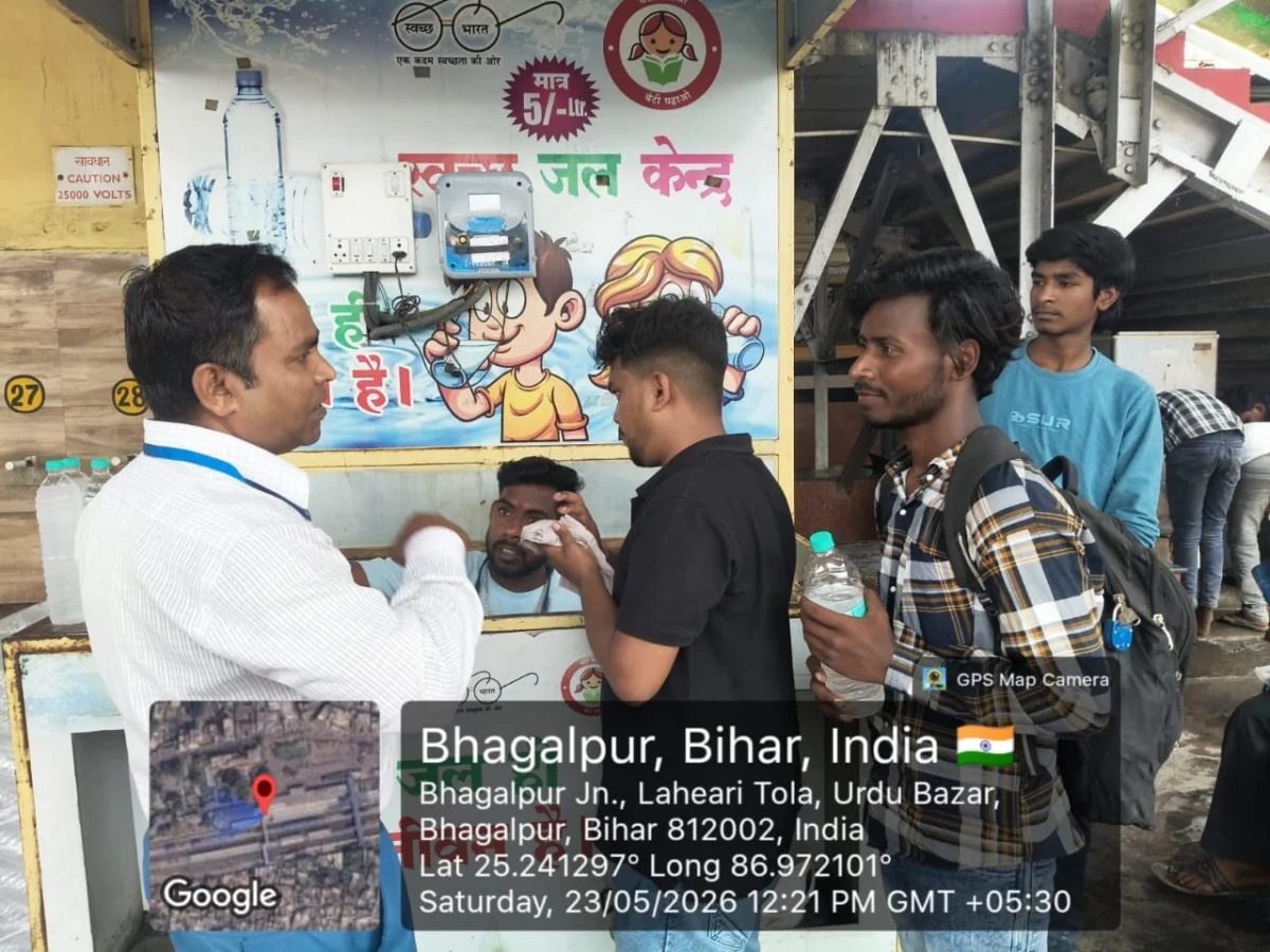 विश्व पर्यावरण दिवस अभियान के तहत मालदा मंडल की बड़ी पहल, रेलवे स्टेशनों पर प्लास्टिक कम करने और जल संरक्षण को लेकर चला जागरूकता अभियान