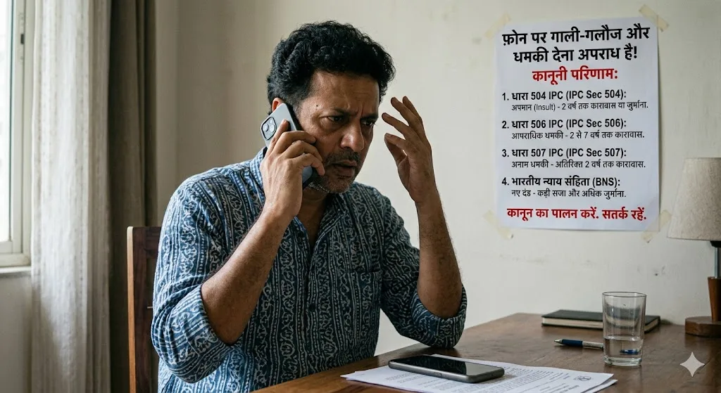 फोन पर गाली-गलौज और धमकी देना पड़ सकता है भारी, जानिए क्या कहता है कानून