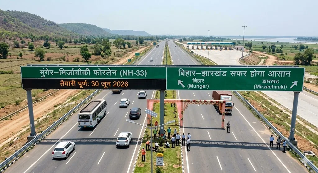 “30 जून तक तैयार होगा मुंगेर–मिर्जाचौकी फोरलेन, बिहार-झारखंड सफर होगा आसान”