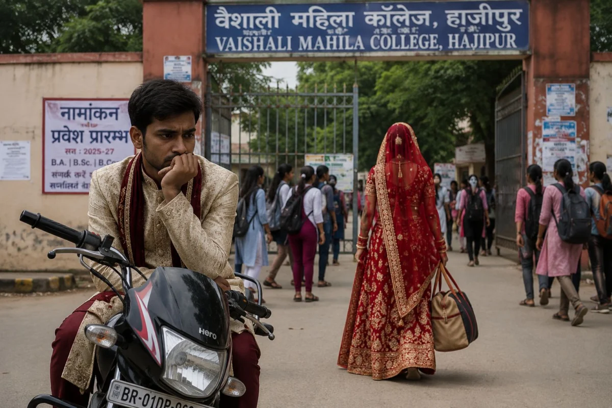 शादी के दो दिन बाद परीक्षा का बहाना बनाकर फरार हुई दुल्हन, कॉलेज के बाहर इंतजार करता रह गया पति 1 शादी के दो दिन बाद परीक्षा का बहाना बनाकर फरार हुई दुल्हन, कॉलेज के बाहर इंतजार करता रह गया पति