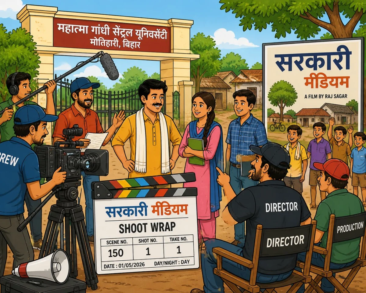 फिल्म ‘सरकारी मीडियम’ की शूटिंग पूरी, बिहार की जमीन और कलाकारों की झलक दिखेगी बड़े पर्दे पर