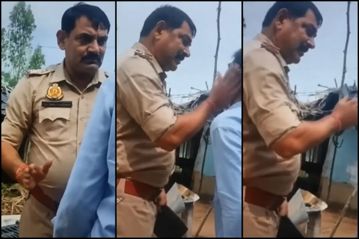 बिजनौर में दरोगा की पिटाई का वीडियो वायरल, युवक को 12 सेकंड में कई थप्पड़ मारने पर जांच शुरू 1 बिजनौर में दरोगा की पिटाई का वीडियो वायरल, युवक को 12 सेकंड में कई थप्पड़ मारने पर जांच शुरू