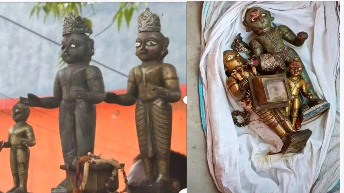 पटना में 3 महीने बाद मिलीं राम-जानकी और लक्ष्मण की चोरी हुई अष्टधातु मूर्तियां, गांव में गूंजे जयकारे 1 पटना में 3 महीने बाद मिलीं राम-जानकी और लक्ष्मण की चोरी हुई अष्टधातु मूर्तियां, गांव में गूंजे जयकारे